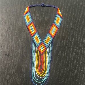 Colorful Hand Beaded Necklace